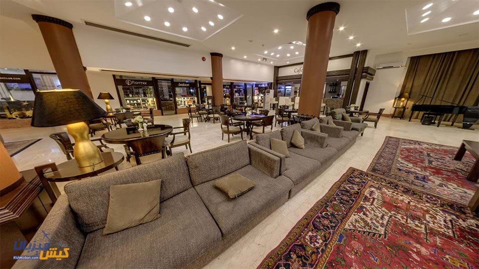 نمای کافی شاپ هتل شایگان کیش نمای کافی شاپ هتل شایگان کیش