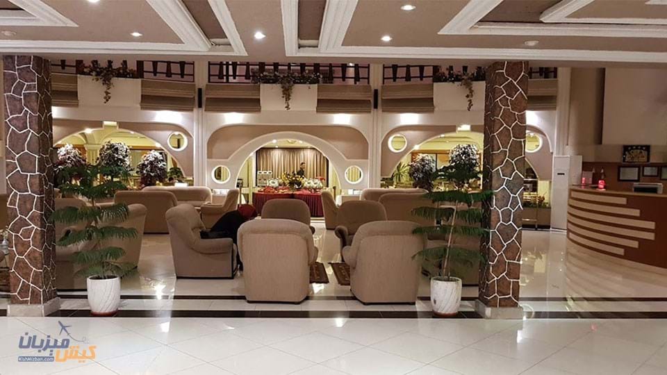 نمای لابی هتل آریان کیش نمای لابی هتل آریان کیش