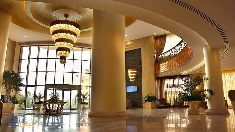 نمای لابی هتل پانوراما کیش
