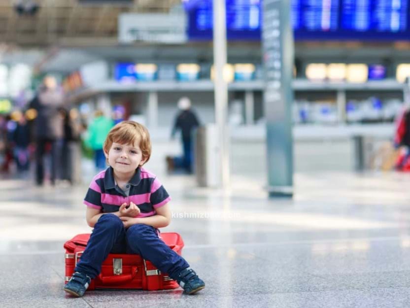 قوانین هواپیما برای کودکان بالای دو سال